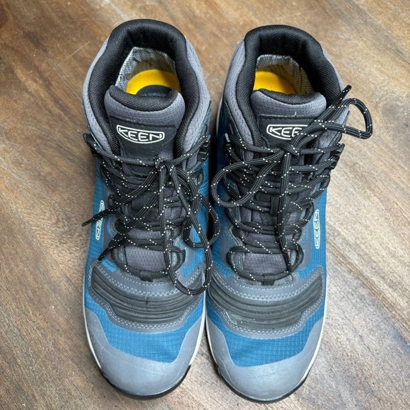 KEEN Boots Womens Size 9 Blue Waterproof Hiking Outdoor MSRP $180 - Picture 3 of 8